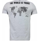 Local Fanatic Scarface Dollar - T Shirt Herren - Grau Local Fanatic Scarface Dollar - T Shirt Herren - Grau