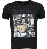 Local Fanatic Scarface TM - T Shirt Herren - Schwarz