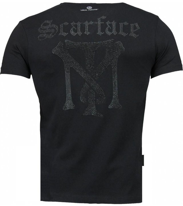 Local Fanatic Scarface TM - T Shirt Herren - Schwarz