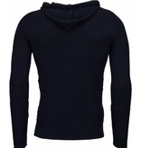 Enos Long Tee Rippe - Sweatshirt - Schwarz