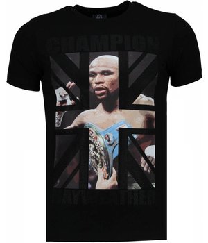 Local Fanatic Mayweather - Strass T Shirt Herren - Schwarz