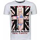 God Save Playtoy - Strass T Shirt Herren - Weiß