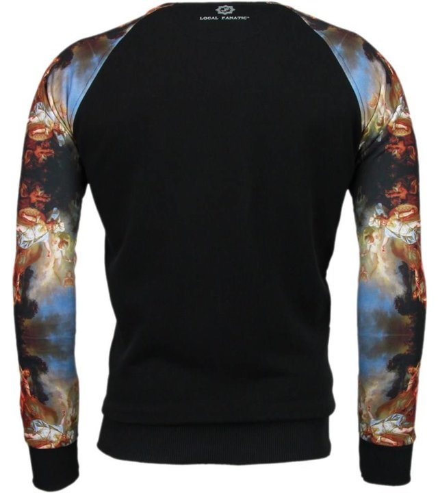 Local Fanatic Mythologie Arm Motiv - Sweatshirt - Schwarz