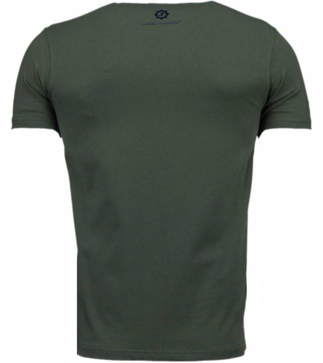 Local Fanatic Basic - T Shirt Herren - Armee Grün