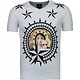Holy Mary - Strass T Shirt Herren - Weiß