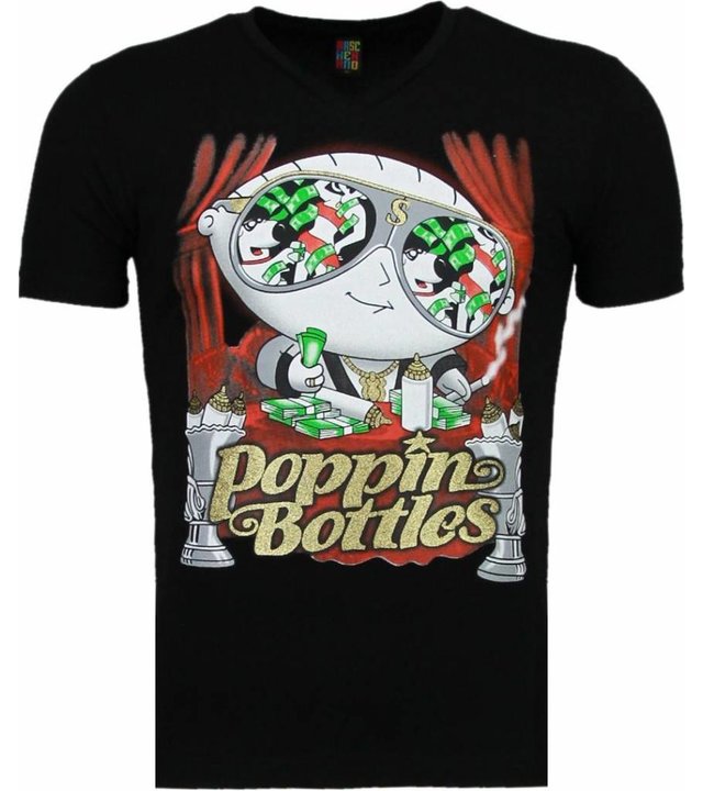 Mascherano Poppin Stewie - T Shirt Herren - Schwarz