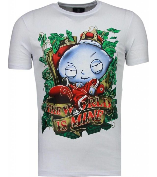 Mascherano Rich Stewie - T Shirt Herren -Weiß