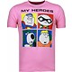 Super Family - T Shirt Herren - Rosa
