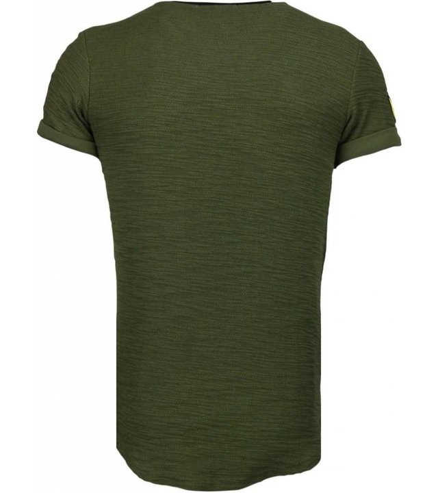 John H Military Patches No.5 - T shirt Herren - Grün