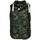 Bodywärmer Army Herren - Kapuze - Army Grün
