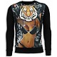Tiger Chick - Sweatshirt - Schwarz