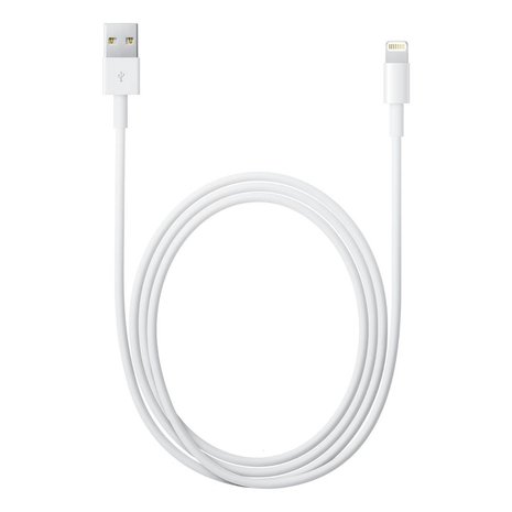 plakband moeder Afleiden Apple Lightning naar USB Kabel 2 Meter Origineel - Oplaadkabelshop.nl
