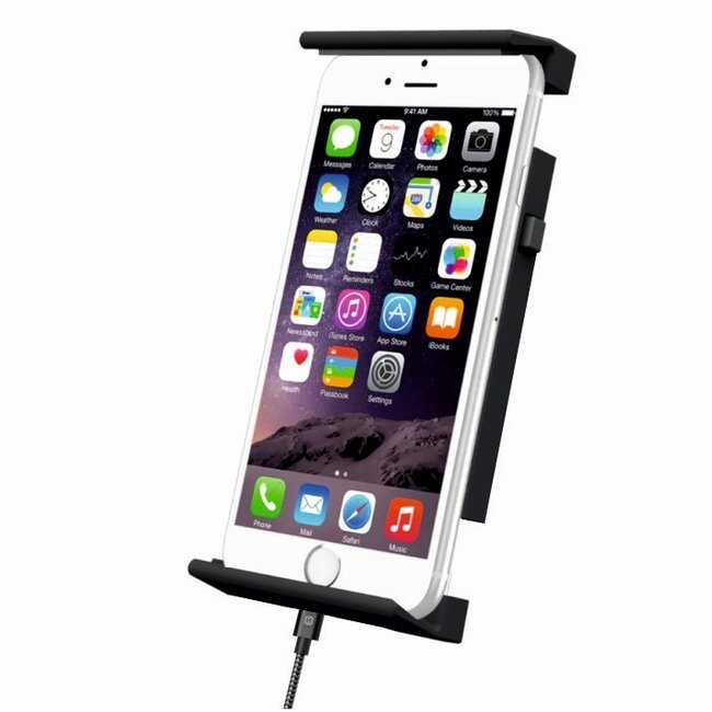 Swissten Tablethouder S-Grip T1-OP - Hoofdsteun Tablethouder - Zwart