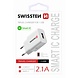 Swissten Thuislader Smart IC USB 2,1A Wit Swissten Thuislader Smart IC USB 2,1A Wit