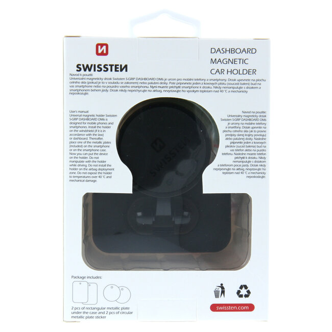 Swissten Telefoonhouder Auto Magneet S-Grip Dashboard Dm6