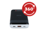 Swissten All-In-One Powerbank - 10.000 mAh - Draadloze Powerbank - USB & USB-C - Zwart Swissten All-In-One Powerbank - 10.000 mAh - Draadloze Powerbank - USB & USB-C - Zwart