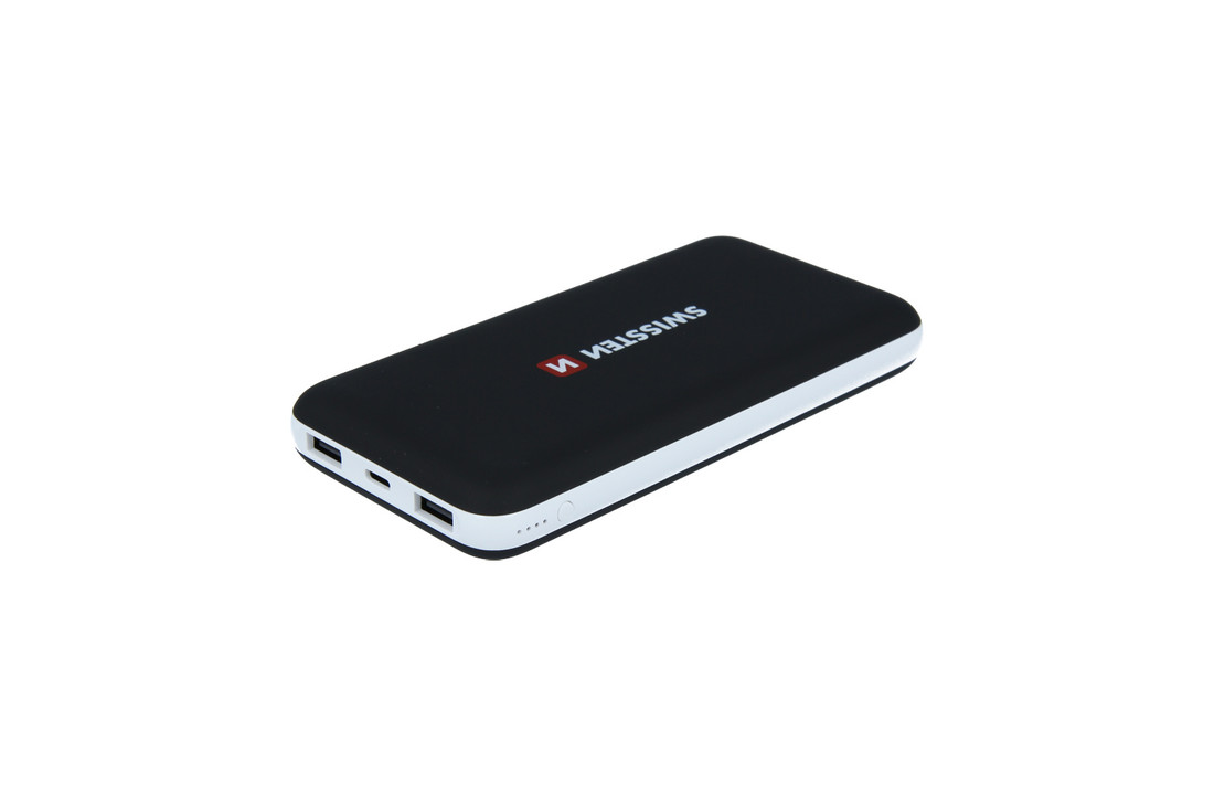 Swissten Black Core Slim Powerbank 15.000 mAh USB-C Input