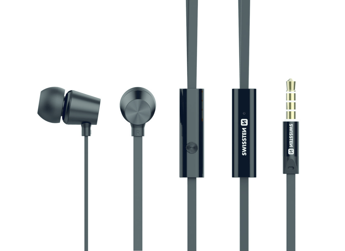Swissten YS500 In-Ear Oordopjes - Zwart