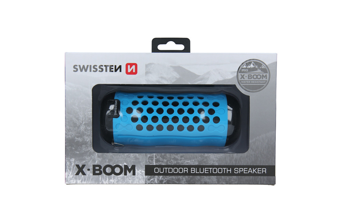 Swissten Bluetooth Speaker X-Boom Blauw