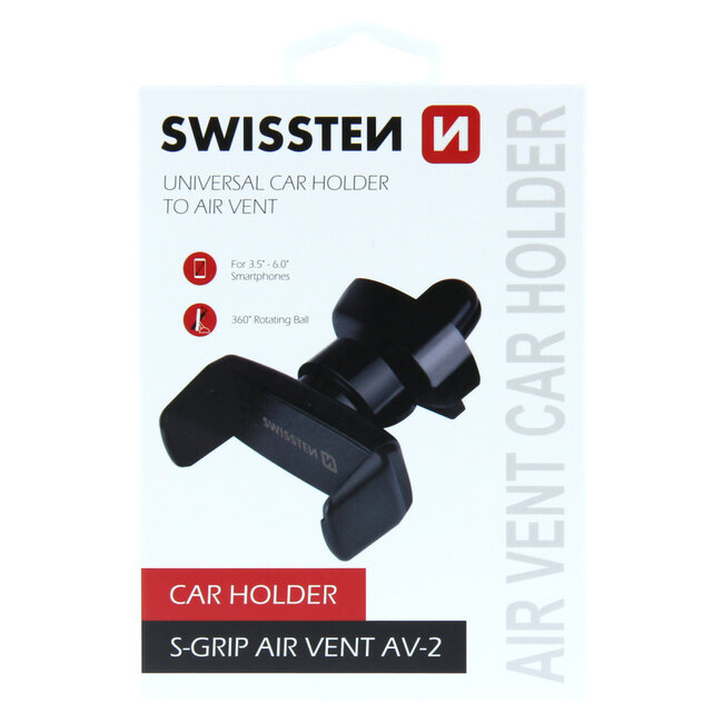 Swissten Telefoonhouder Auto Ventilatierooster S-Grip AV-2