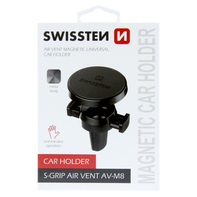 Swissten Telefoonhouder Auto Magneet S-Grip Ventilatierooster AV-M8