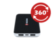Swissten Black Core Slim Powerbank 10.000 mAh USB-C Input Swissten Black Core Slim Powerbank 10.000 mAh USB-C Input