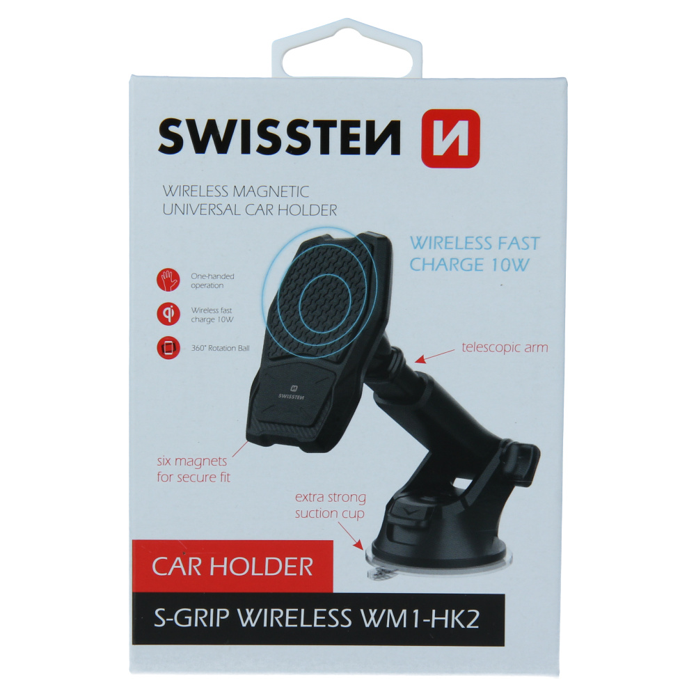 Swissten Telefoonhouder Auto Magneet S-Grip Wireless WM 1-HK2