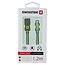 Swissten Lightning naar USB Kabel 1.2 Meter Groen