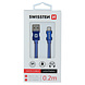 Swissten Lightning naar USB Kabel 0.2 Meter Blauw Swissten Lightning naar USB Kabel 0.2 Meter Blauw