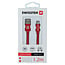 Swissten USB-C naar USB-A Kabel 1.2M Rood