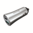 Swissten Autolader USB-C Poort + Quick Charge 3.0 USB Poort 36W Snel Laden Zilver