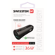 Swissten Autolader USB-C Poort + Quick Charge 3.0 USB Poort 36W Snel Laden Zwart Swissten Autolader USB-C Poort + Quick Charge 3.0 USB Poort 36W Snel Laden Zwart