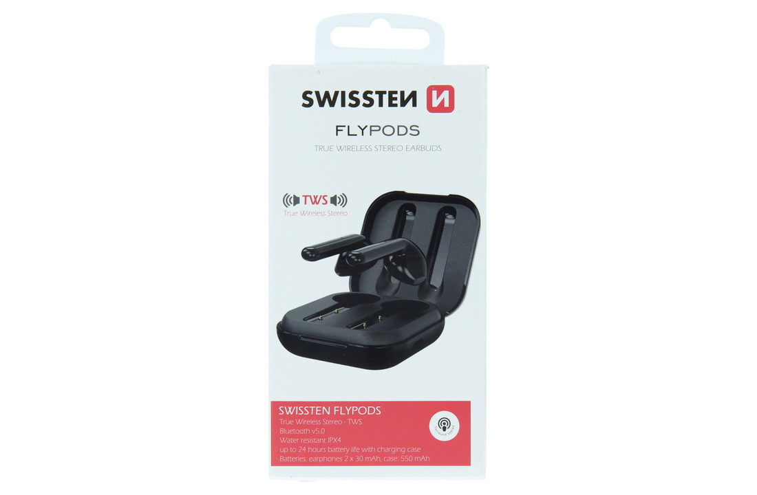 Swissten Flypods Zwart