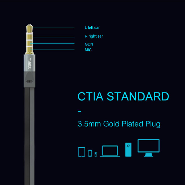 Swissten Headset  Superbass YS900 Roze