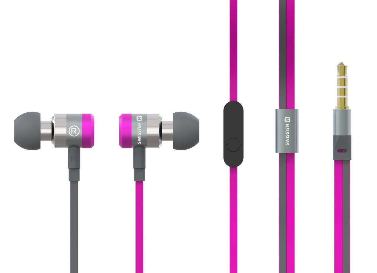 Swissten Swissten Headset Superbass YS900 Roze afbeelding
