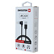 Swissten Magnetische Lightning naar USB kabel - 1.2M - Zwart Swissten Magnetische Lightning naar USB kabel - 1.2M - Zwart