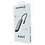 Swissten Aluminium 4 in 1 USB-C Hub Adapter - 4x USB 3.0 - Grijs