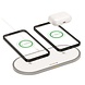 Swissten 2 in 1 Draadloze Oplader - 20W - Wit Swissten 2 in 1 Draadloze Oplader - 20W - Wit