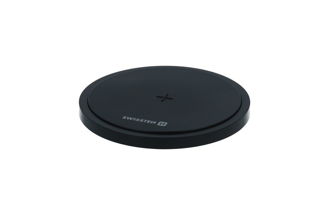 Swissten Draadloze oplader - 15W - Zwart