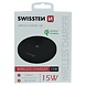 Swissten Draadloze oplader - 15W - Zwart Swissten Draadloze oplader - 15W - Zwart