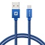 Swissten Swissten USB-C naar USB-A Kabel 1.2M Blauw