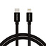 Swissten Lightning naar USB-C Kabel - Gecertificeerd door Apple - 1.2M - Zwart