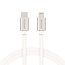 Swissten Swissten Lightning naar USB-C Kabel - Gecertificeerd door Apple - 1.2M - Zilver