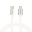 Swissten USB-C naar USB-C Kabel -  1.2M - Zilver