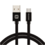 Swissten Micro-USB naar USB kabel - 2M - Zwart