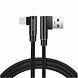 Swissten haakse USB-C naar USB-A kabel voor o.a. Samsung - Arcade - 1.2M - Zwart Swissten haakse USB-C naar USB-A kabel voor o.a. Samsung - Arcade - 1.2M - Zwart