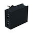 Swissten USB Oplader met 2 USB Poorten - 15W - Zwart