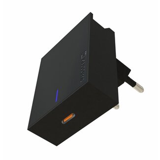 Swissten Swissten USB-C Snellader - 18W - Zwart