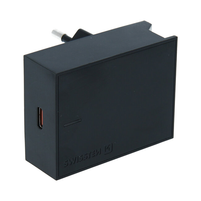 Swissten USB-C Snellader - 18W - Zwart