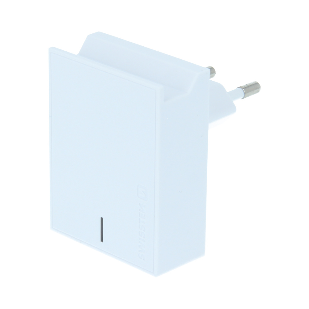 Swissten USB-C Snellader voor iPhone 12 - 20W - Wit